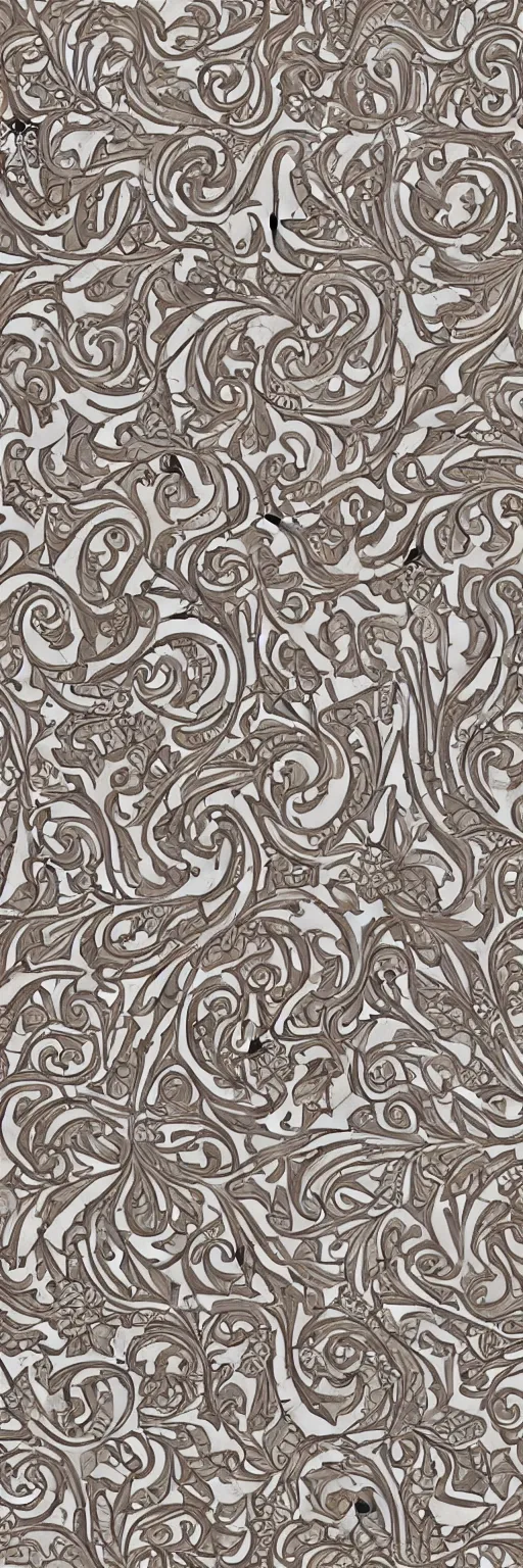 Image similar to Intricate and Detailed seamless pattern of a greek carved Marble Inlay detail from Athens , Pietra Dura, white marble inlay, Greco-roman style marble inlay, Greek Floor Mosaic, Carved Marble in 3D, ethnic greek patterns arranged in an intricate and complex Greek pattern on white marble background, white background, intricate:: Italian ethnic motifs and hyper-realistic, carved marble, Bryce 3D :: seamless pattern:: white purple blue green teal and pink colors :: 3D:: watermark::-0.3 blurry::-0.3 cropped::-0.3 insanely detailed and intricate, hypermaximalist, elegant, ornate, hyper realistic, super detailed, Vray render , Artstation, Photorealistic