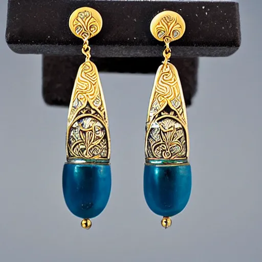 Image similar to artnouveau earrings