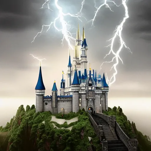 Prompt: A extremely highly detailed majestic hi-res beautiful, highly detailed mysterious pure all white brick immaculate disney hogwarts castle in black scary storm clouds high detail,ethereal, dramatic lightning, rim light, hyperrealistic, photorealistic, octante render, elegant, cinematic, high textures, hyper sharp, 8k, insanely detailed and intricate, graphic design, cinematic atmosphere, hypermaximalist, hyper realistic, super detailed, 4k HDR hyper realistic high quality