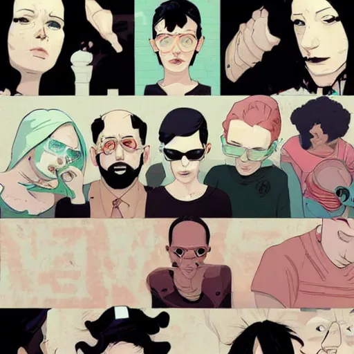 Image similar to tomer hanuka