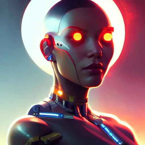 Image similar to cyborg, female, asian, science fiction, portrait, highly detailed, digital painting, beautiful eyes, concept art, sharp focus, illustration, art by artgerm and greg rutkowski and magali villeneuve and ilya kuvshinov!