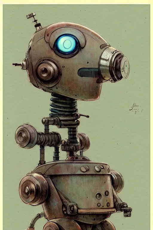 Image similar to ( ( ( ( ( 1 9 5 0 s robot. muted colors. ) ) ) ) ) by jean - baptiste monge!!!!!!!!!!!!!!!!!!!!!!!!!!!!!!