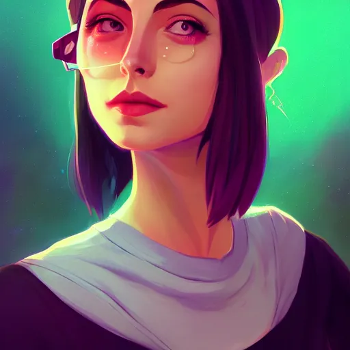 Image similar to a portrait of a beautiful willa holland as a nerd, art by lois van baarle and loish and ross tran and rossdraws and sam yang and samdoesarts and artgerm, digital art, highly detailed, intricate, sharp focus, trending on artstation hq, deviantart, unreal engine 5, 4 k uhd image