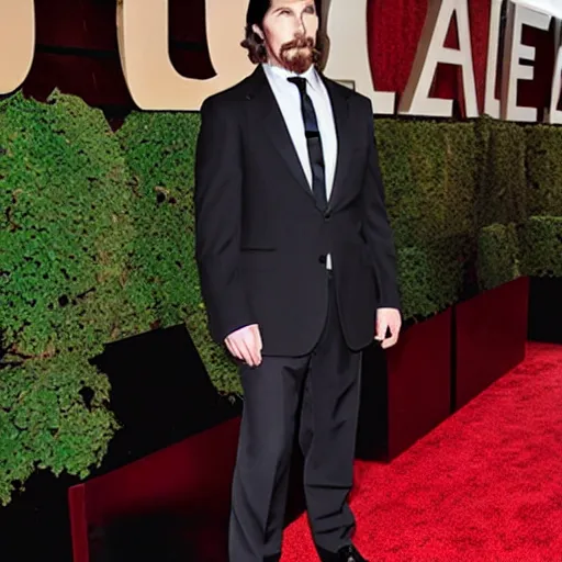 Image similar to christian bale wearing a kale custom