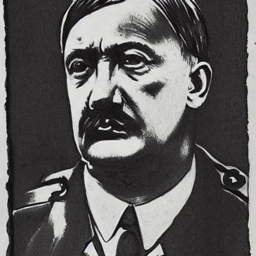 Prompt: a very detailed portrait of hitler in african clothes