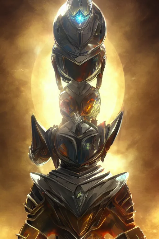 Image similar to helmet armor guardian destiny in witch queen illumination ray tracing hdr fanart arstation by sung choi robot ninja mask and eric pfeiffer and gabriel garza and casper konefal