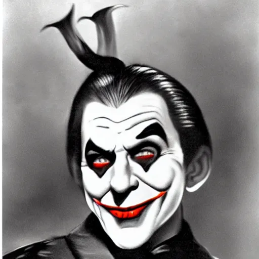 Prompt: Bela Lugosi as the joker