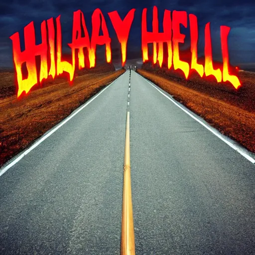 Image similar to highway to hell