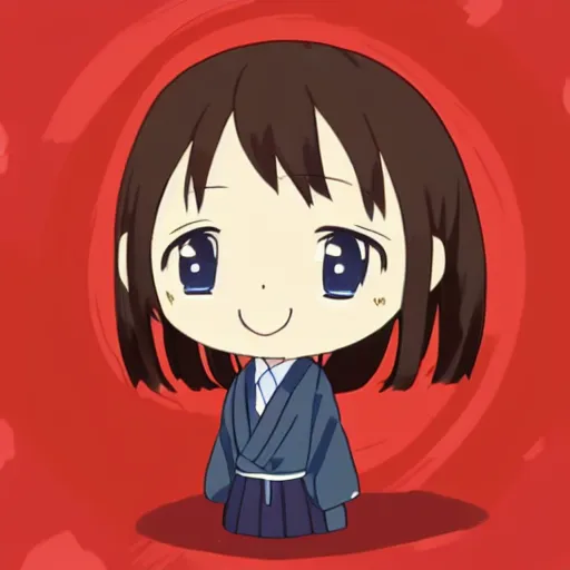 Prompt: character portrait of a singular kawaii chibi in the sytle of kyoto animation, in simple background