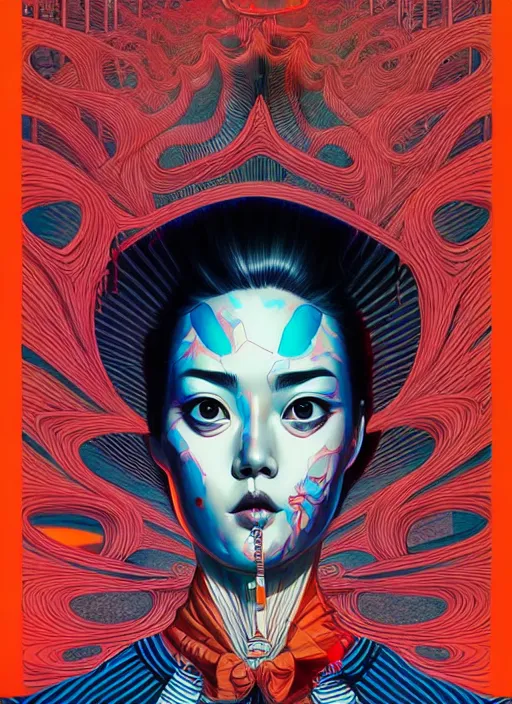 Image similar to gigachad by junji ito, tristan eaton, victo ngai, artgerm, rhads, ross draws, hyperrealism, intricate detailed