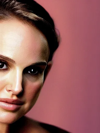 Prompt: portrait of natalie portman by federic leighton