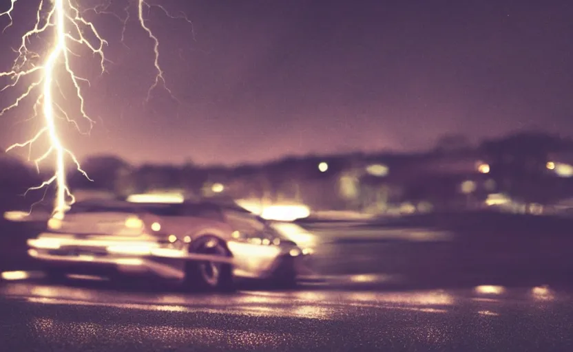 Prompt: highly detailed, high resolution, japanese cars, jdm, raining night, stunning, volumetric lightning, realistic cars, sharp focus, 150mm, realistic photo, instagram filter