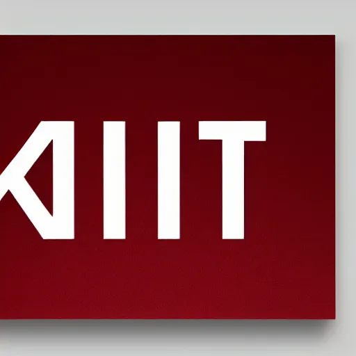Prompt: “logo design with text KINOMO, modern, dark red”