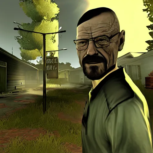 Image similar to Walter White in left 4 dead