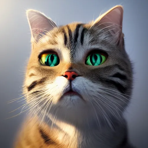 Prompt: funny cat, 8 k ultra realistic, digital art, highly detailed, trending on artstation, lens flare, atmosphere, hyper realistic, cinematic lightning, sharp focus, extreme details perfect face, pretty face, fine - face, 8 k, ultra texture, masterpiece