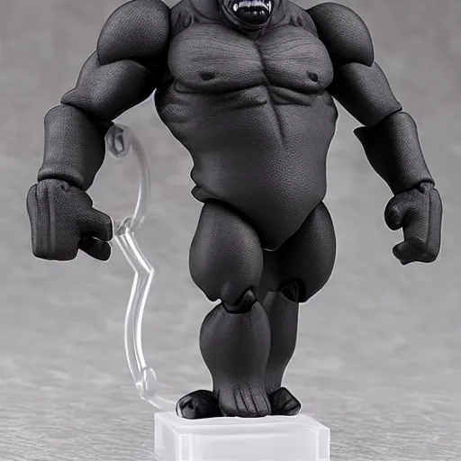 Image similar to king kong, nendoroid, figurine, detailed product photo