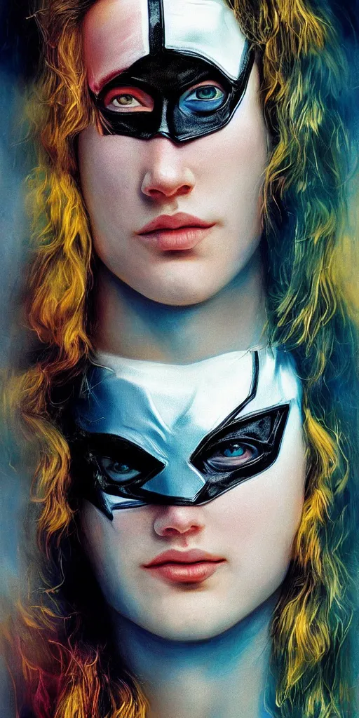 Prompt: young and beautiful super schizophrenic superhuman superhero, lush detail, national geographic, ultra - realistic, hyperrealism, isotonic