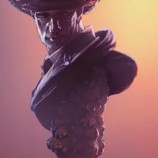 Image similar to bust portrait of a well - dressed mushroom man with a mushroom for a head, dramatic lighting, illustration by greg rutkowski, yoji shinkawa, 4 k, digital art, concept art, trending on artstation