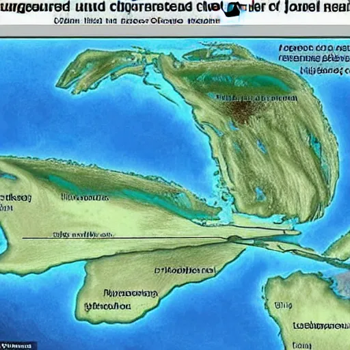 Image similar to this is a land on an unforgiving world of churning oceans and jagged coastlines. every habitable island is situated somewhere along the planet's equator where the weather is still volatile but more hospitable than any points to the north or south