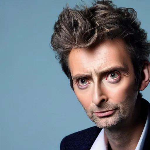 Image similar to david tennant mixed with peter capaldi