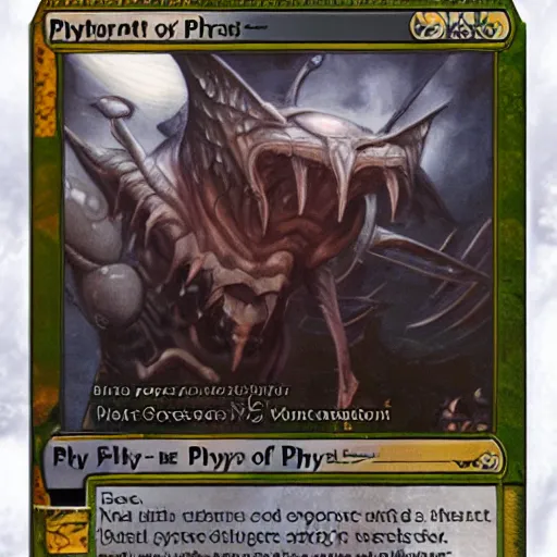 Image similar to A portrait of the Phyrexian praetors