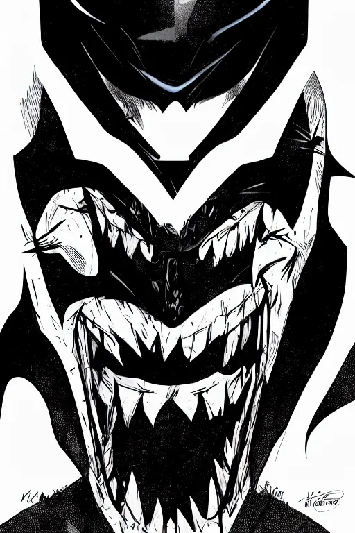 Image similar to the batman who laughs, comic strip style, dynamic lighting, fantasy concept art, trending on art station, stunning visuals, creative, cinematic, portrait, ultra detailed