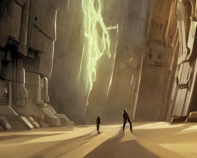 Image similar to the most amazing dream you ever had about star wars, hyper realistic, ambient lighting, concept art, intricate, hyper detailed, smooth, volumetric lighting, george lucas, ralph mcquarrie, octane