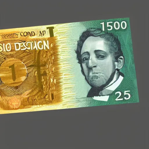 Image similar to concept design £ 5 0 note for the year 2 0 3 3