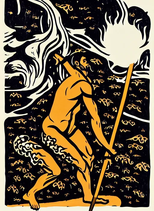 Image similar to a surreal painting of a shaman, by Cleon Peterson, voodoo, symbolist, soft colors, dramatic lighting, smooth, sharp focus, extremely detailed, aesthetically pleasing composition