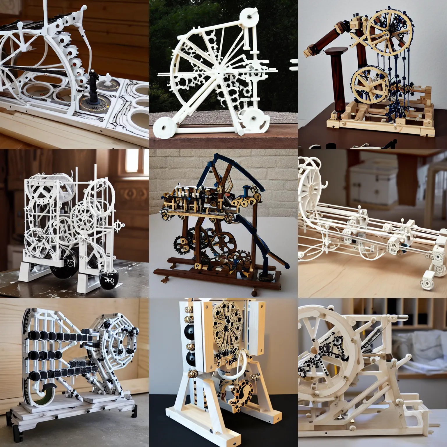 Prompt: Wintergatan marble machine