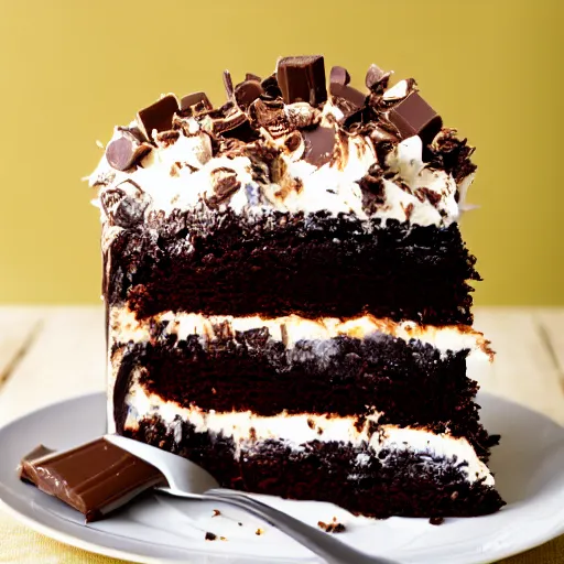 Image similar to snickers chocolate cake delicious