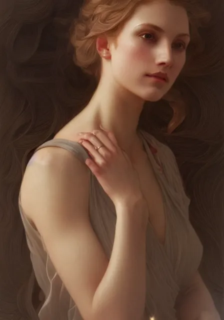 Prompt: gessica chastain, intricate, elegant, highly detailed, digital painting, artstation, concept art, smooth, sharp focus, illustration, art by artgerm and greg rutkowski and alphonse mucha and william - adolphe bouguereau