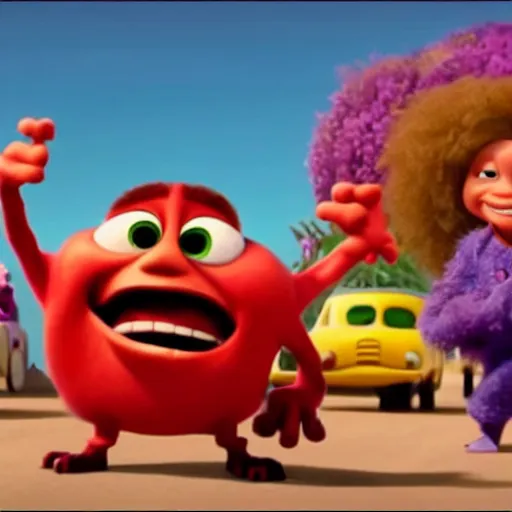 Image similar to Trippie Red in Pixar movie,