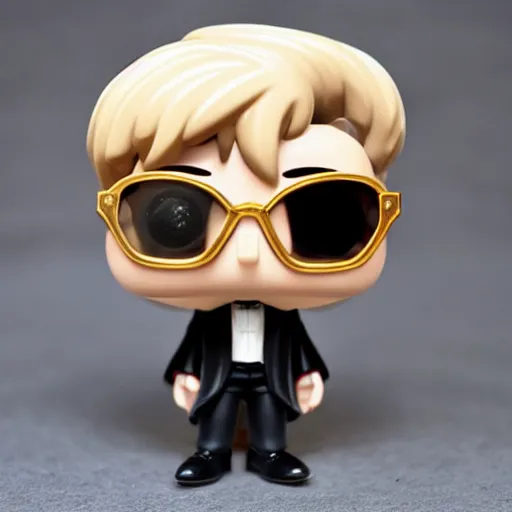 a funko pop of harry potter in a tuxedo wearing, Stable Diffusion