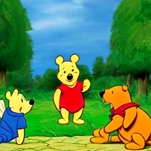 Prompt: funny winnie the pooh