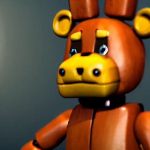 Prompt: Freddy Fazbear cinematic shot