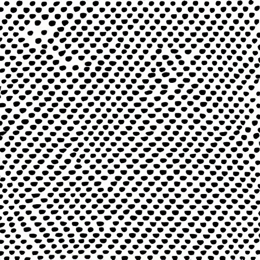 Image similar to black kirby krackle dots, expanding away from small to big, create a white super cluster galaxy, black and white only, vector, wide angle shot, white background, vector art