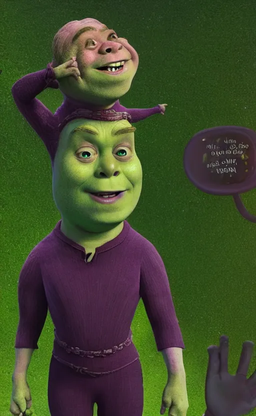 Prompt: elon musk mutates in shrek as a result of a bio - experiment, photorealistic, photo, realistic, 8 k, hdr, high quality, high resolution, detailed, 8 k quality, 8 k resolution
