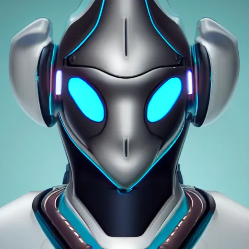 Prompt: cybernetic bottlenose dolphin headshot profile picture, anthropomorphic android design inspired by dolphins, bulbous dolphin snout, mouth closed, commission on FurAffinity, unreal engine