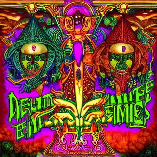 Image similar to dmt machine elves