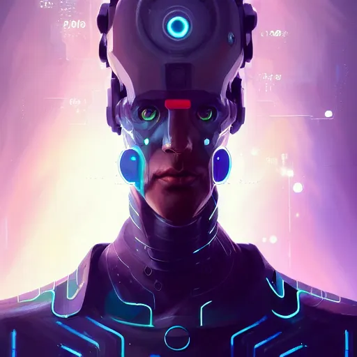 Image similar to a full body portrait of a cybernetic man, cyberpunk concept art by pete mohrbacher and wlop and artgerm and josan gonzales, digital art, highly detailed, intricate, sci-fi, sharp focus, Trending on Artstation HQ, deviantart, unreal engine 5, 4K UHD image