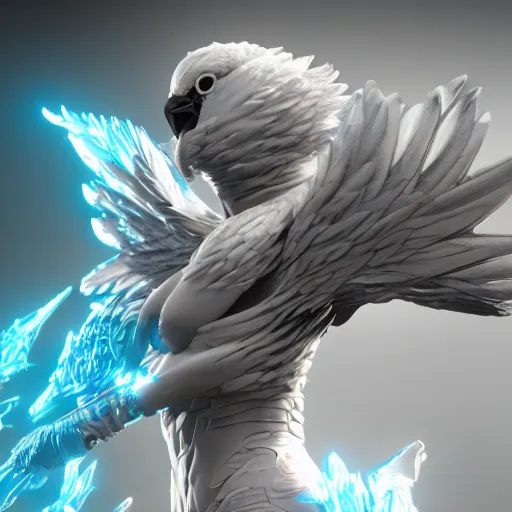 Prompt: godlike dove. high detail. digitalart. artstation. ciberpunk. unreal engine. unreal 5. 8 k.