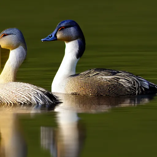 Prompt: runner ducks, 4k, realistic