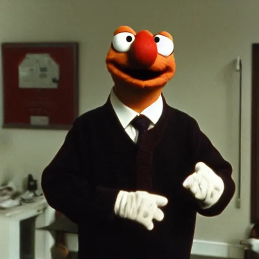 Image similar to elmo in being john malcovich ( 2 0 0 1 )