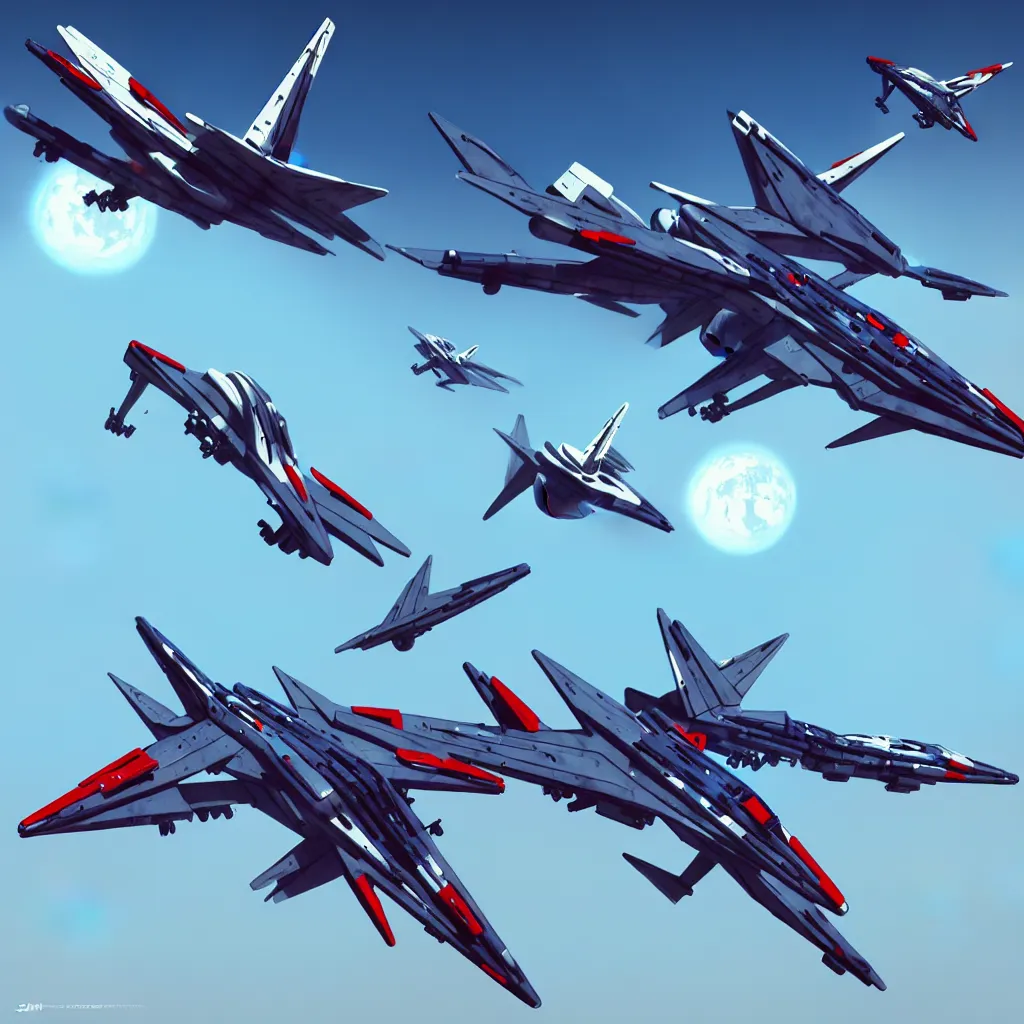 Image similar to sidescrolling airplane with lots of guns concept art, robotech gradius outer space concept art, hyperrealism, fine detail, 8 k, 3 d render, artgerm, artstation contest winner, cgsociety, cryengine, concept art!!, zbrush, vray sprite