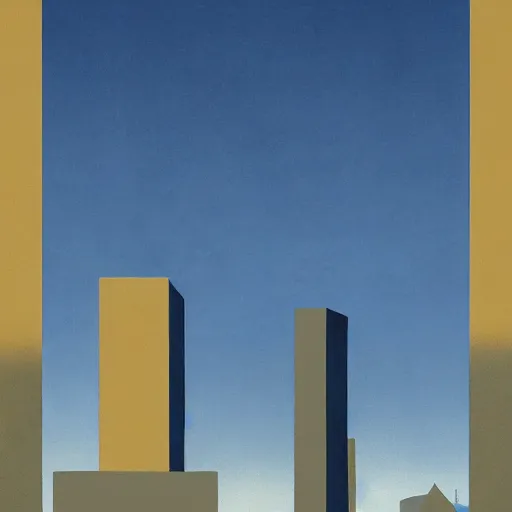 Image similar to a matte painting of a painting by giorgio de chirico by emiliano ponzi, james gilleard, george ault, david hockney, atey ghailan, albert namatjira, marius borgeaud, minimalist, bauhaus, retrofuturism, postminimalism, concept art, matte background, matte drawing, magical realism, space art, generative art