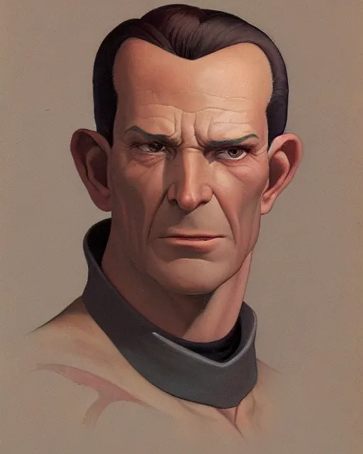 Prompt: grimthorn, portrait by ralph mcquarrie