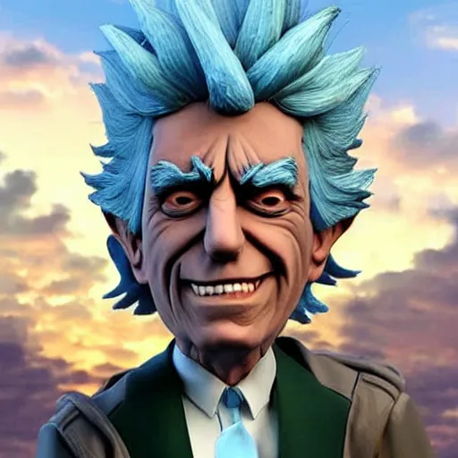 Image similar to Rick Sanchez as a real person 4k detailed super realistic