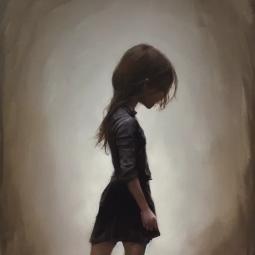 Prompt: photo of young woman by craig davison
