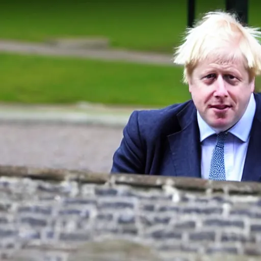 Prompt: boris johnson doing fuck all to help people pay their bills